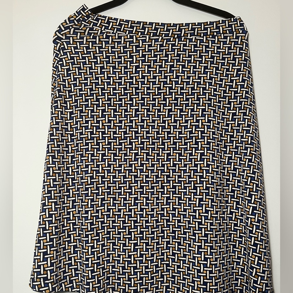 New York & Company printed a-line skirt